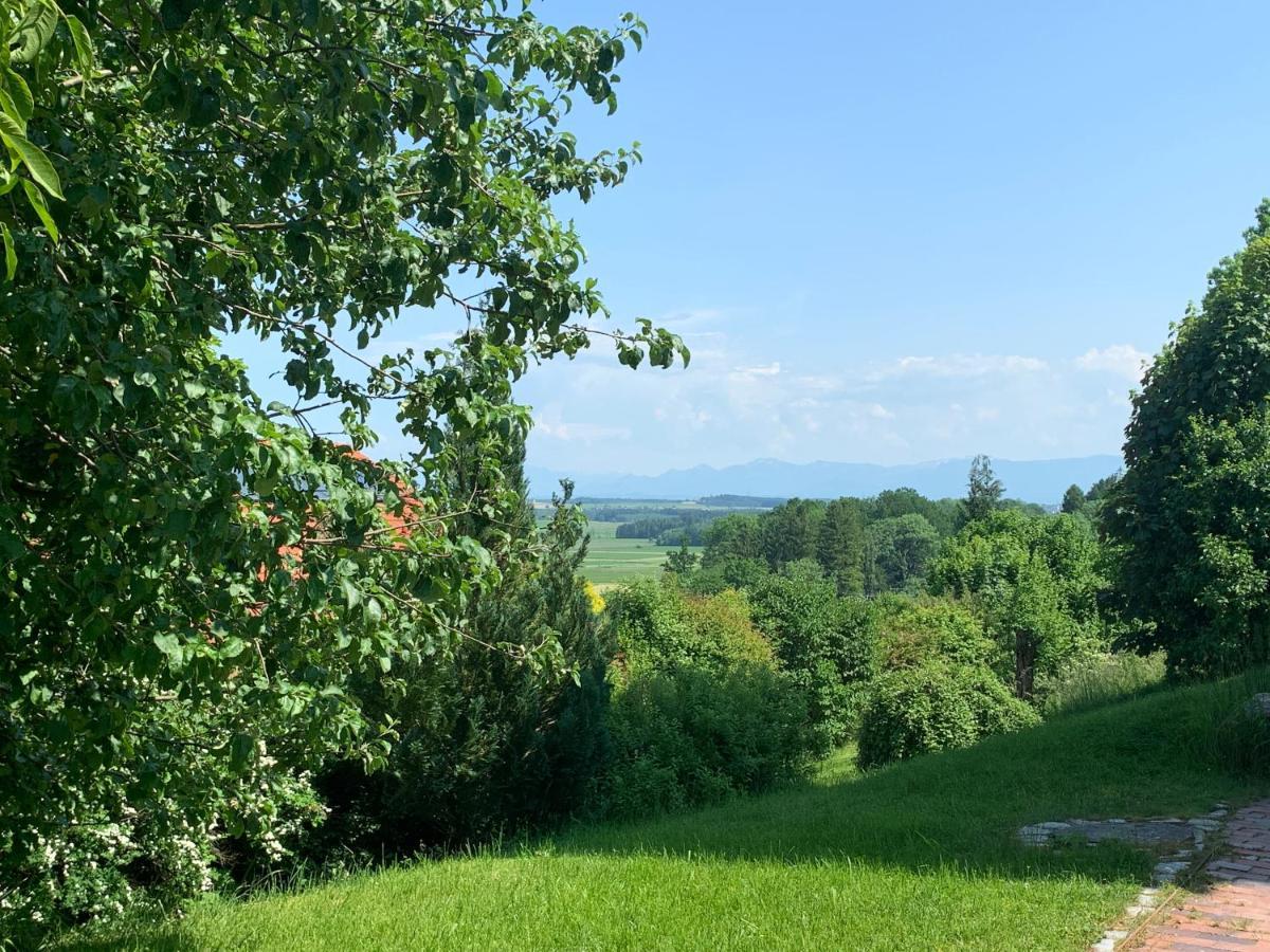 Alpenblick Nahe Muenchen Mit Outdoor Whirlpool - 21 Min Von Muenchen Mit Zug Assling Ngoại thất bức ảnh